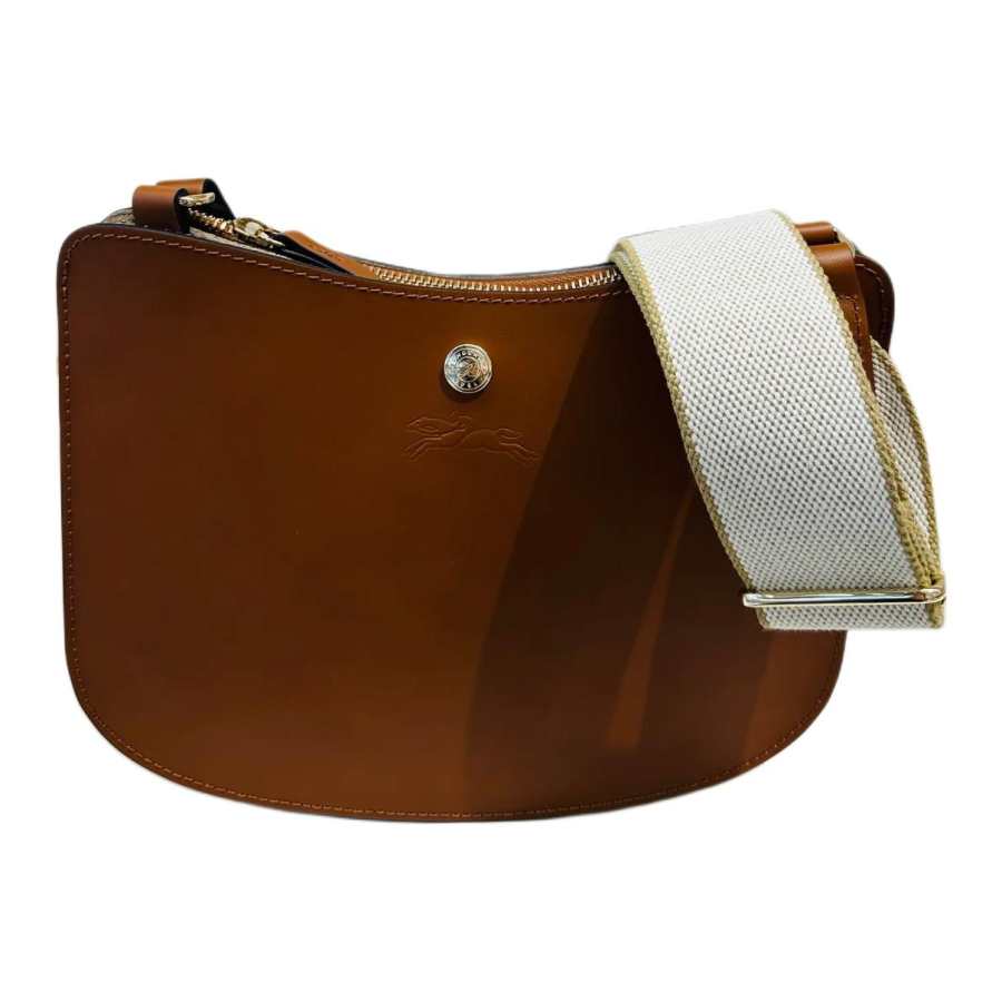 LONGCHAMP Épure Calfskin Shoulder Bag Small Women's Cognac