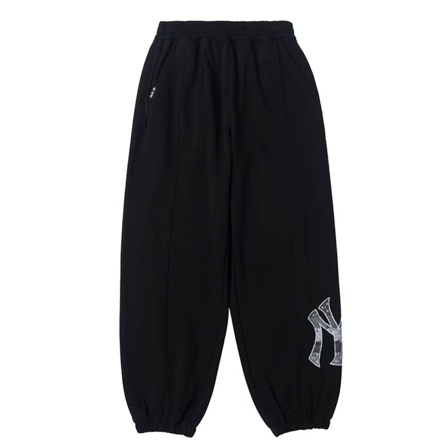 MLB Casual Pants Unisex New York Yankees/Black Moderate Cuffed Pants