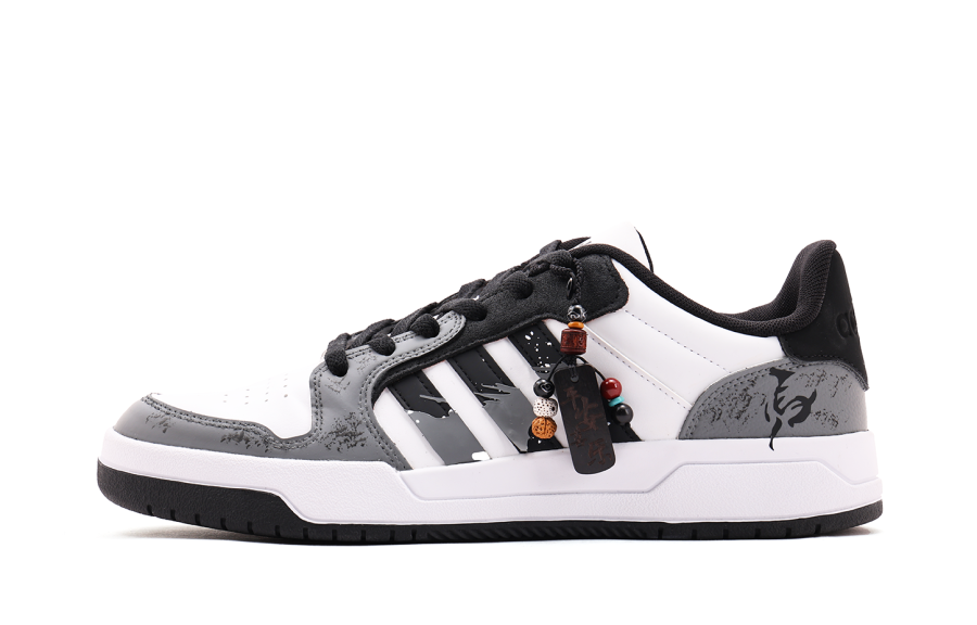 Adidas Adidas ENTRAP Leather Wrapping, Wear Resistant And Non Slip Low top Skateboard Shoes Unisex Black White