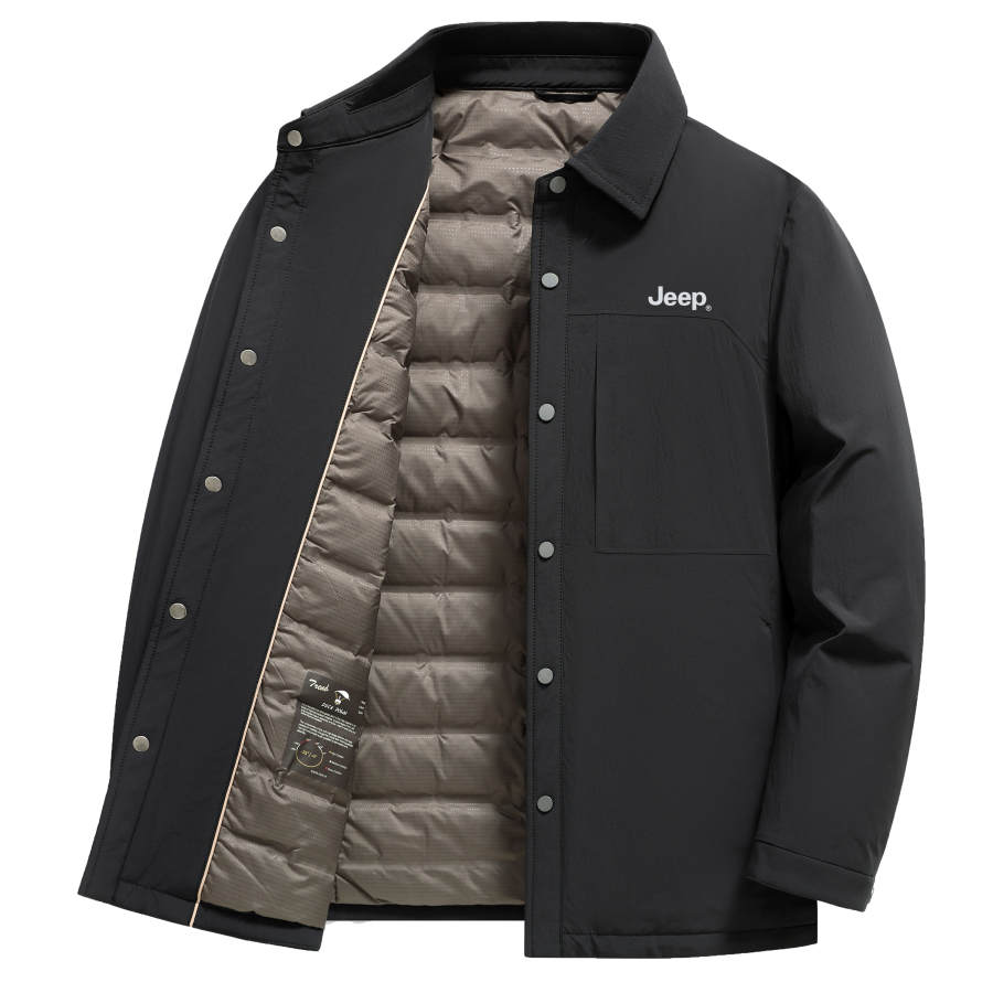 Jeep Jeep Down Jackets Men's Shirt Collar Lightweight Down Jacket