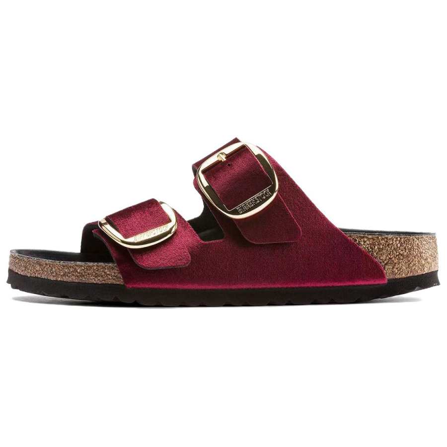 Birkenstock velvet-strap sandals Women's