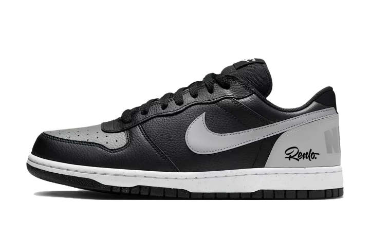 Nike Nike Big Black Gray Labu Low top Skateboard Shoes Men's Black