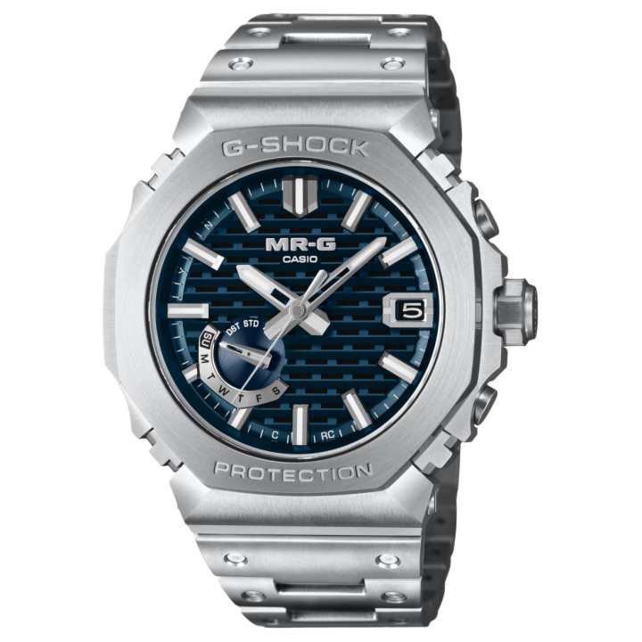 CASIO CASIO MR G Solar Quartz Movement Titanium Alloy Strap Watch Men's Watches Blue Dial