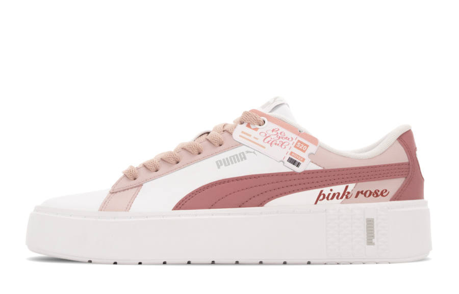 PUMA Smash Flesh Pink Abrasion Resistant Slip Resistant Abrasion Resistant Slip Resistant Low top Skateboard Shoes