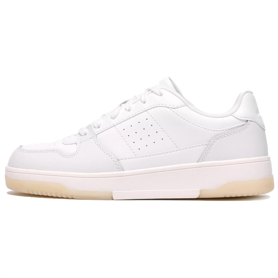 Clarks Christly Court Leather Low top Skateboard Shoes Women's White
