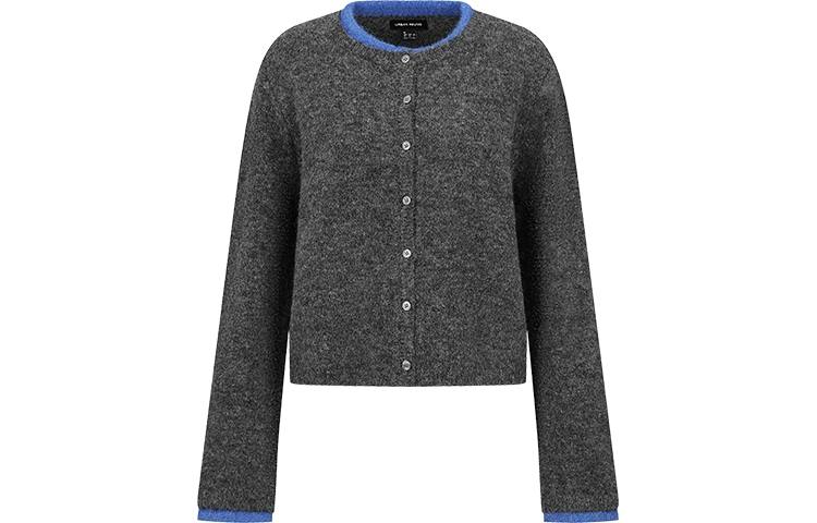 URBAN REVIVO Sweaters Women's Medium Gray Heather Gray Crew Neck Moderate
