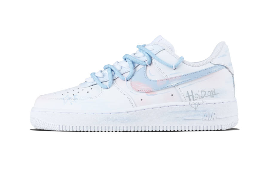 Nike Nike Air Force 1 Maris Sal Milk Cream Cow Leather Abrasion Resistant Abrasion Resistant Low top Skateboard Shoes Unisex