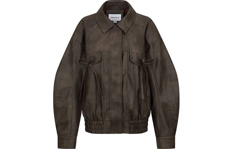 URBAN REVIVO Leather Jacket Women's