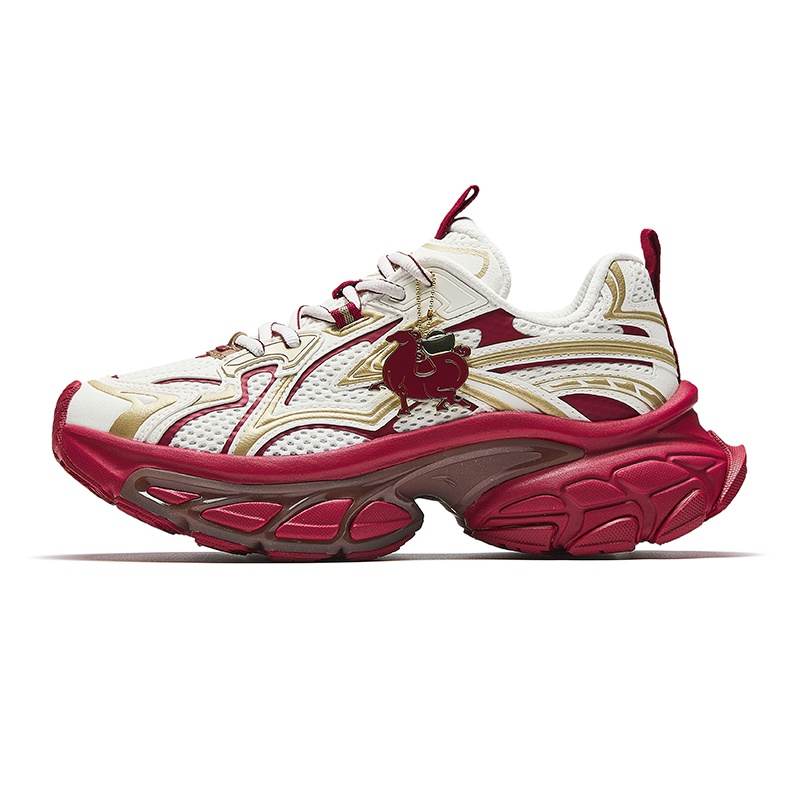 Anta Abrasion Resistant Cushioning Low top Chunky Sneakers Women's