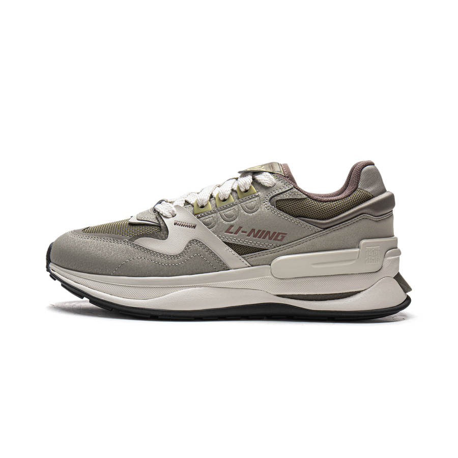 Li-Ning Li Ning 001 Original Aspiration V2 Rebound Low top Casual Shoes Men's Gray Green