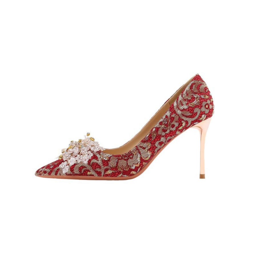 Lanza Silk Slim Heel High Heels Women's