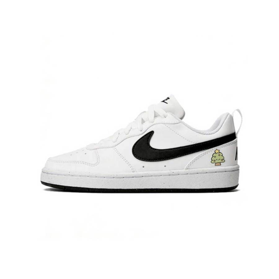 Nike Nike Court Borough Synthetic Leather Low top Kids' Skateboarding Shoes Teenagers