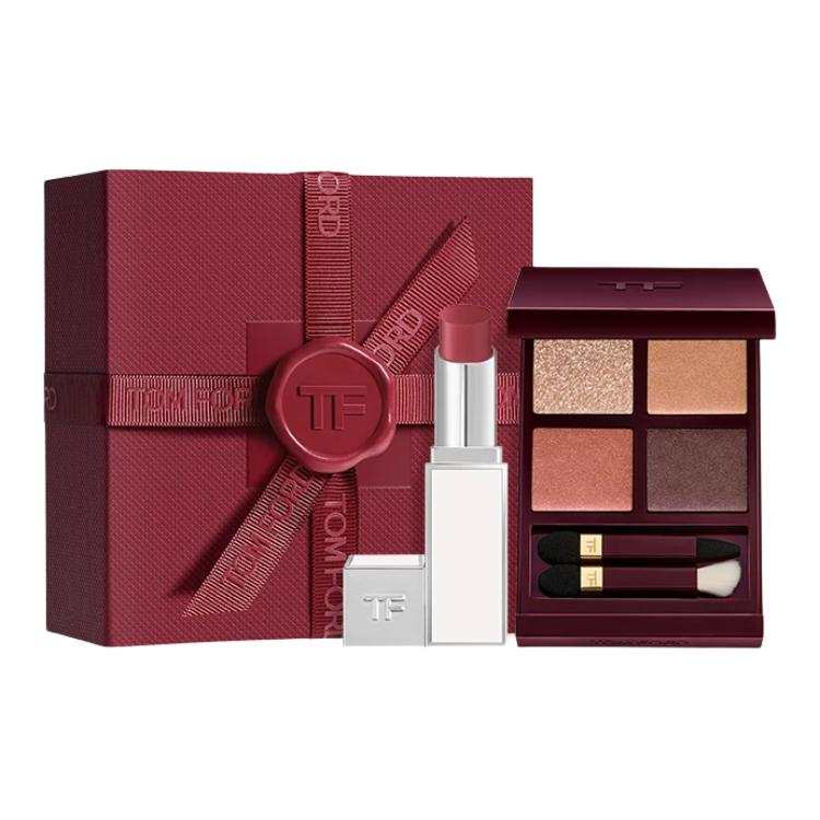 TOM FORD Flame Desire Limited Eyeshadow Palette Lipstick Makeup Box 2026 Valentine's Day Collection