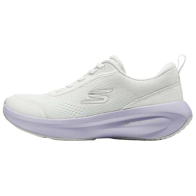 Skechers Sport Breathable Support Rebound Walking Shoes Women's White Purple