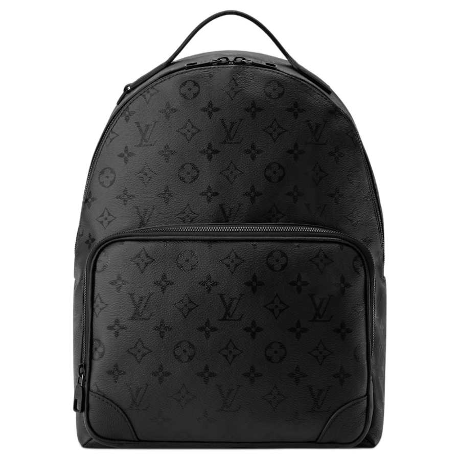 LOUIS VUITTON LOUIS VUITTON Discovery Monogram Midnight Coated Canvas Backpack Regular Men's Black