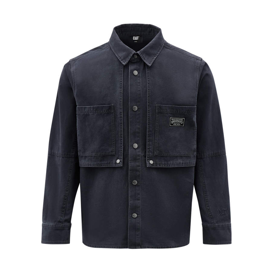 CAT CAT Shirts Men's Lapel Moderate Workwear
