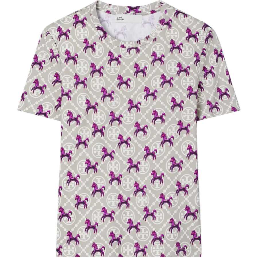 TORY BURCH Horse Year Special Collection Regular T Shirt Women's