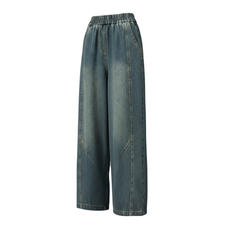 Sugarfunk Jeans Women's Dark Blue Moderate Baggy Pants