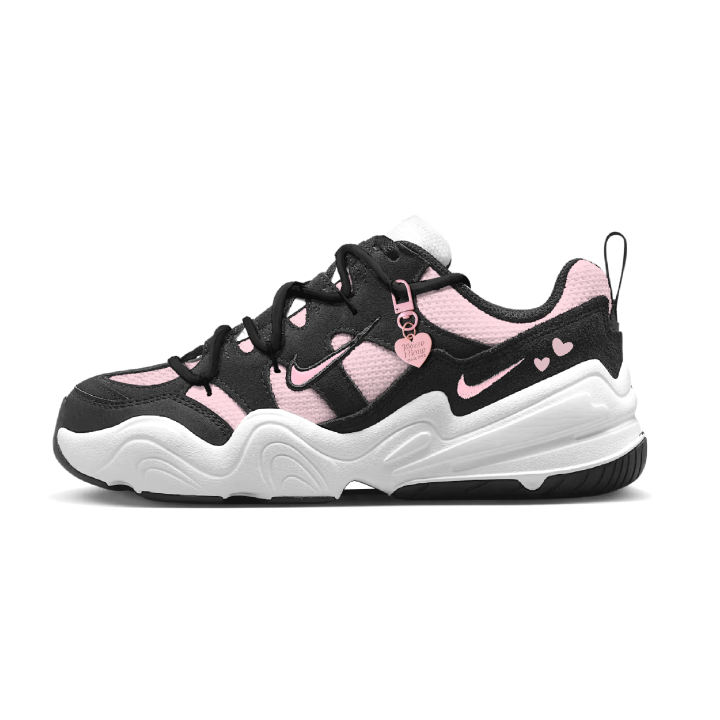 Nike Nike Tech Hera Whisper Of The Heart Slip Resistant Low top Chunky Sneakers Women's Black Pink