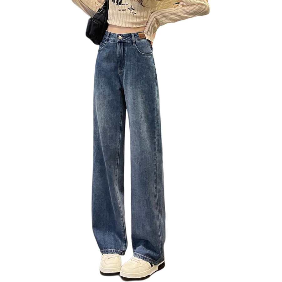 Tonlion Jeans Women's Medium Blue Moderate Straight Fit Pants