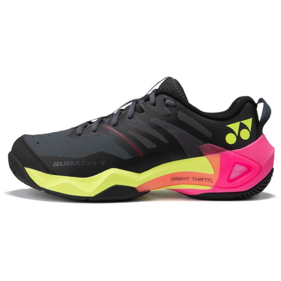 YONEX Cushioning, Wear Resistant Low top Badminton Shoes Unisex Gray Black