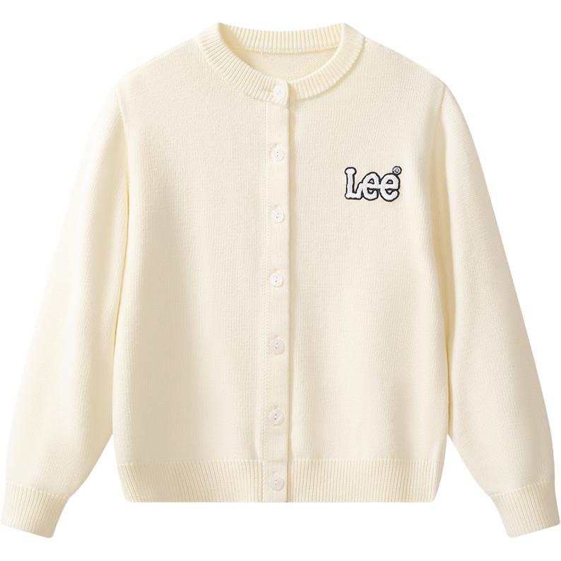 LEE KIDS Sweater Fleece Lined Knitted Fabric Crew Neck Thermal Long Sleeved Kids'