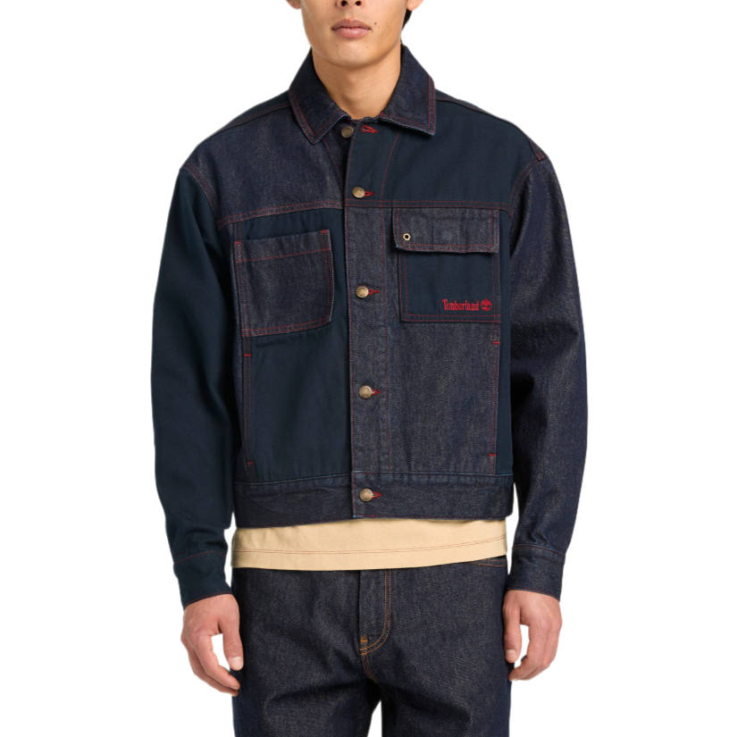 Timberland Jackets Unisex Blue Lapel Moderate Other