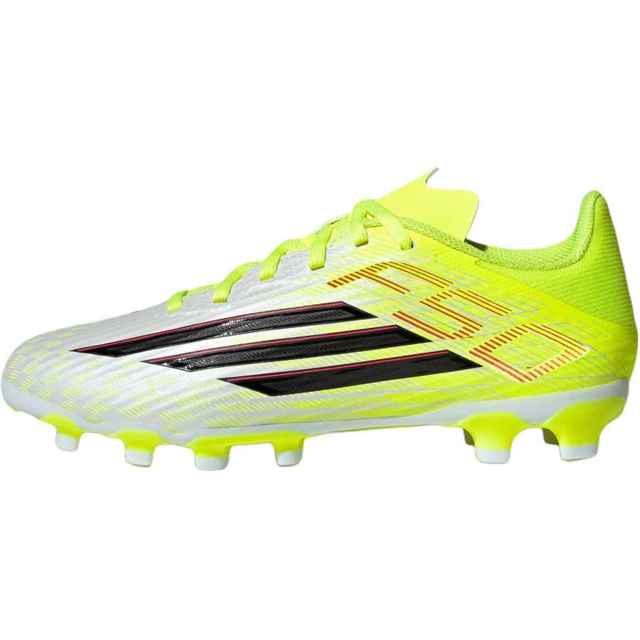 Adidas Adidas F50 League Low top Soccer Shoes White Neon Yellow Kids'