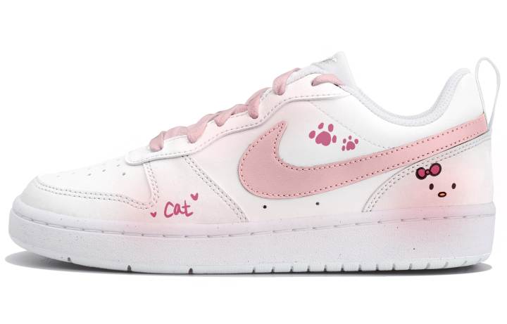 Nike Nike Court Borough Low top Skateboard Shoes Pink Teenagers
