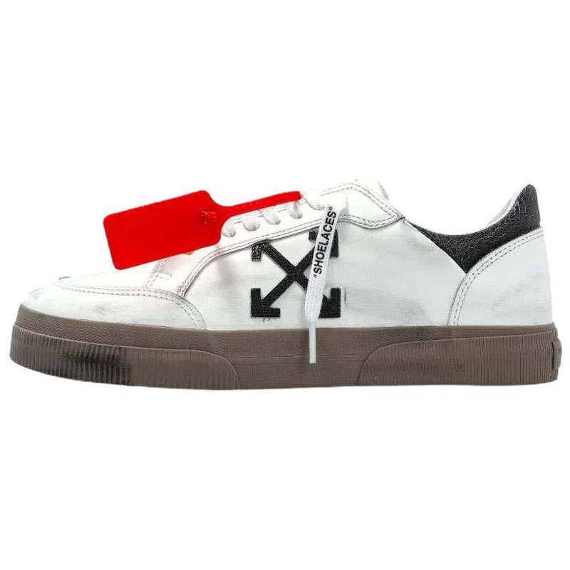 OFF-WHITE OFF-WHITE arrow-motif leather sneakers
