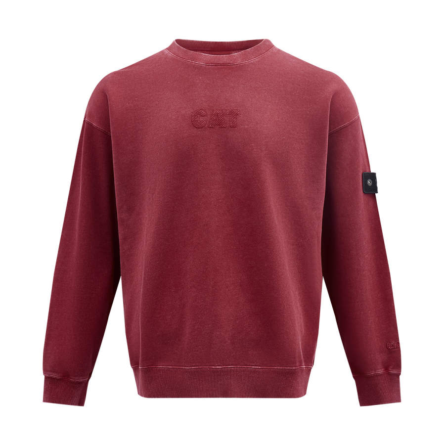 CAT CAT Sweatshirts Men's Crew Neck Thickened Regular