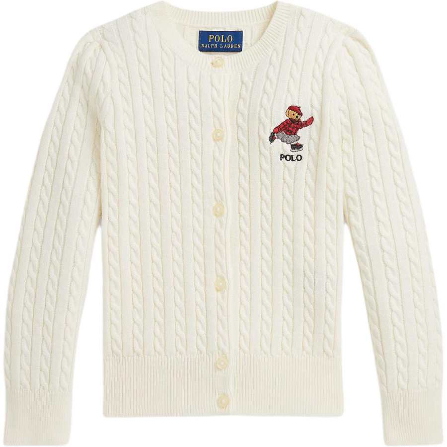 Polo Ralph Lauren Knitwear Polo Bear Standard Cream White Children Aged 3 7 Years Old