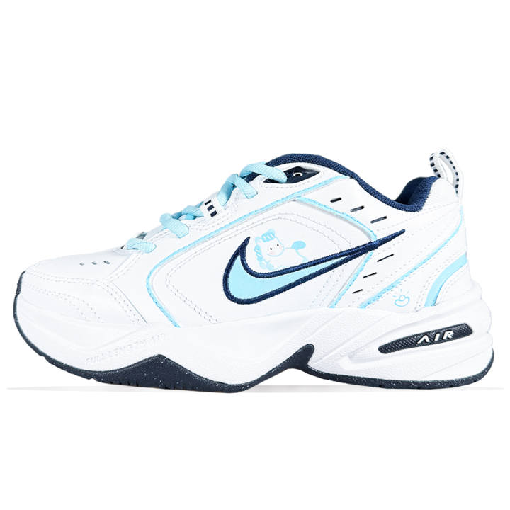 Nike Nike Air Monarch 4 Slip Resistant Slip Resistant Low top Chunky Sneakers Unisex Blue White