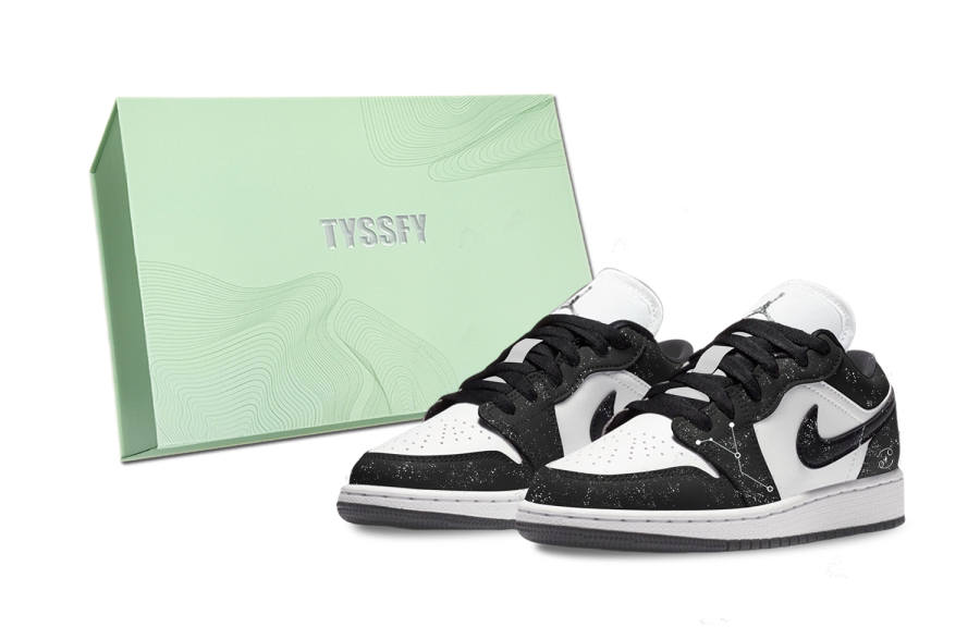 Jordan Jordan Air Jordan 1 Synthetic Leather Abrasion Resistant Abrasion Resistant Low top Children's Basketball Shoes