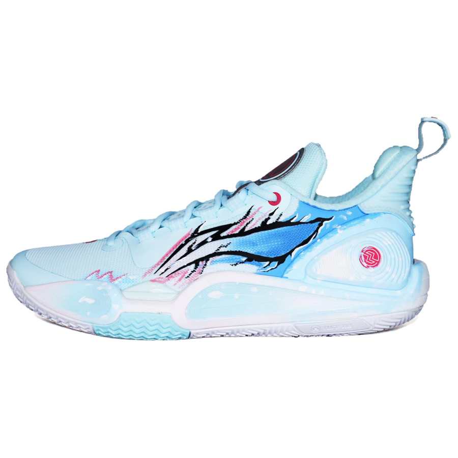Li-Ning Li Ning Speed 9 Ice Ink Chronicles Cushioning Slip Resistant Abrasion Resistant Low top Basketball Shoes Unisex