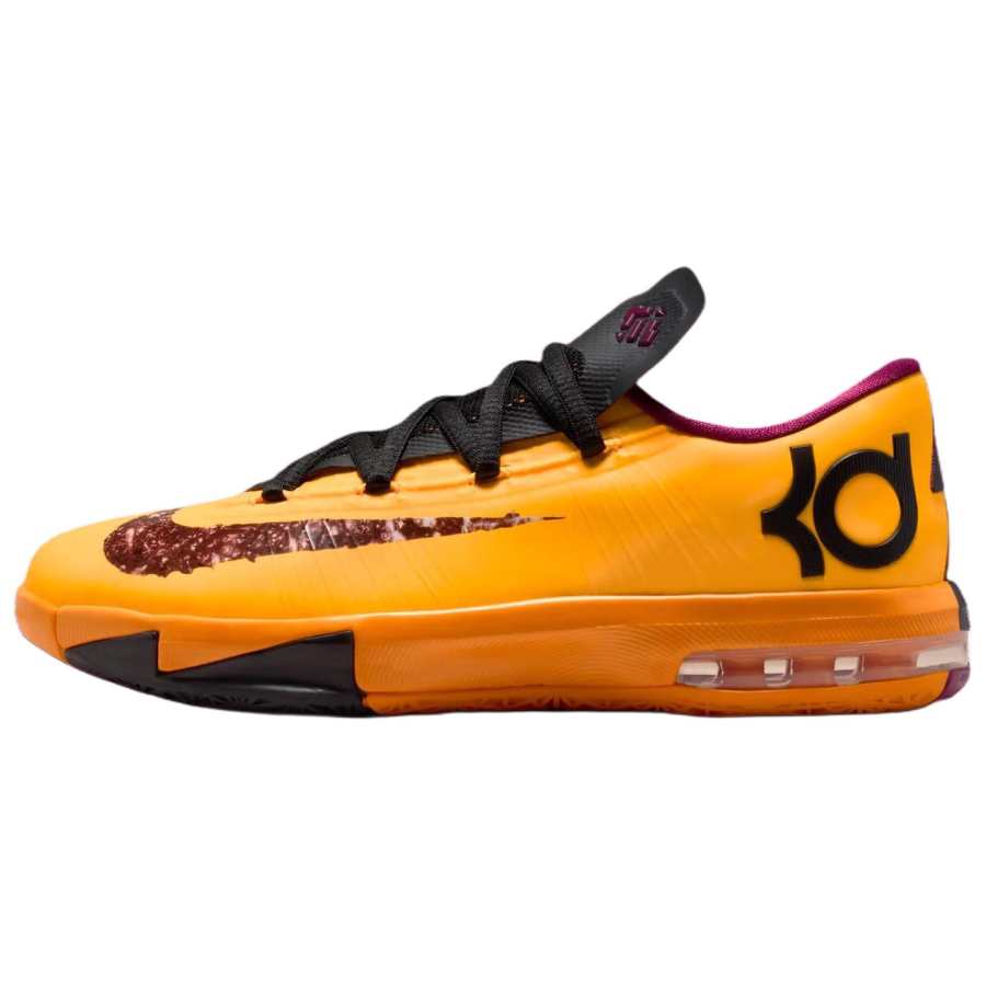 Nike Nike KD 6 Basketball Shoes Yellow Black Unisex