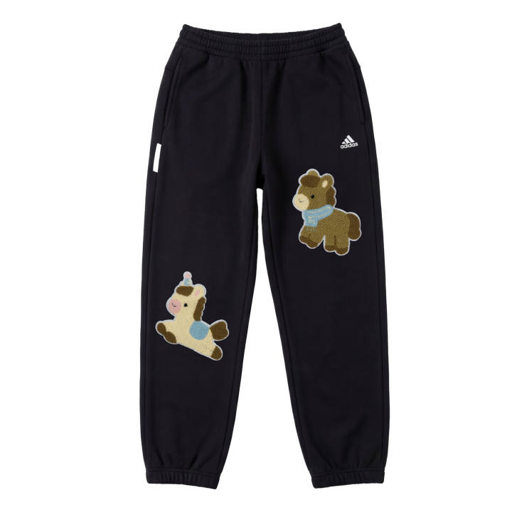 Adidas Adidas Unbreakable Vision Fleece Lined Patchwork Elastic Cuff Knitted Sweatpants Unisex