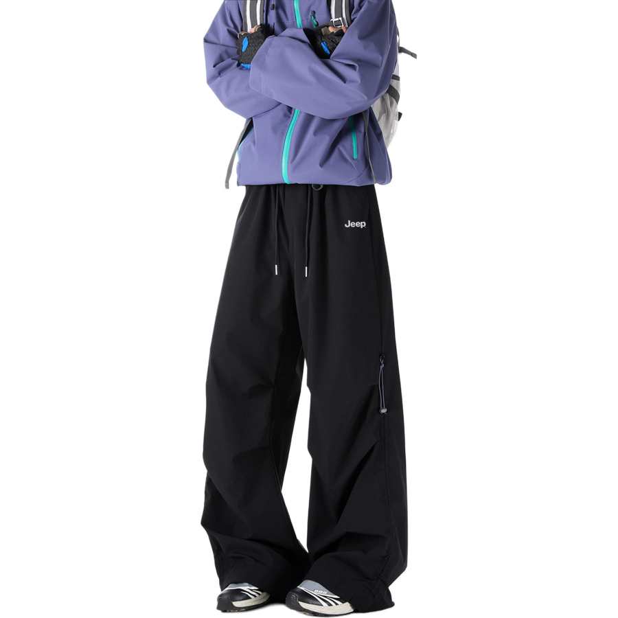 Jeep Casual Pants Unisex Moderate Parachute Pants