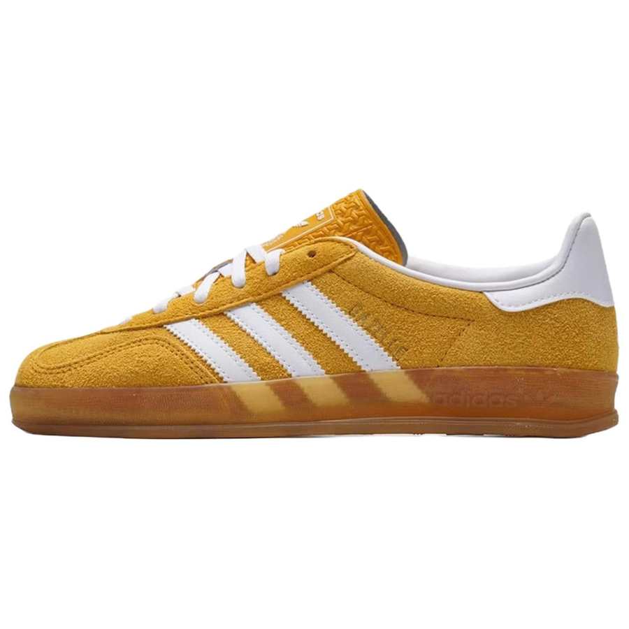 Adidas Originals GAZELLE INDOOR Low top German Army Trainers Women's Yellow
