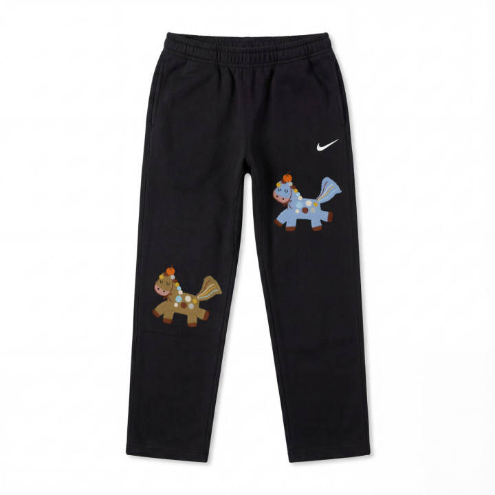 Nike Nike Knitted Sweatpants Unisex Black Thickened Straight Fit Pants