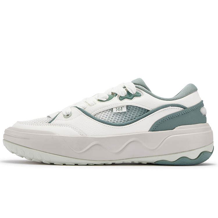 361° Shortbread Abrasion Resistant Breathable Low top Casual Shoes Men's Diatom Green