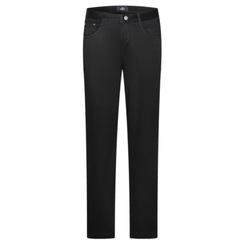 SEPTWOLVES Casual Pants Men's 001 Black Moderate Straight Fit Pants