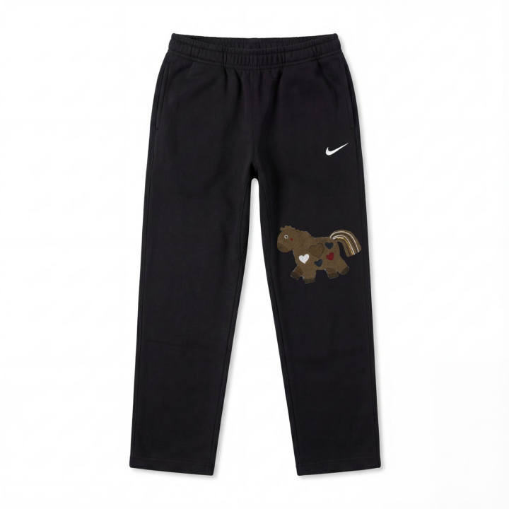 Nike Nike Knitted Sweatpants Unisex Black Thickened Straight Fit Pants