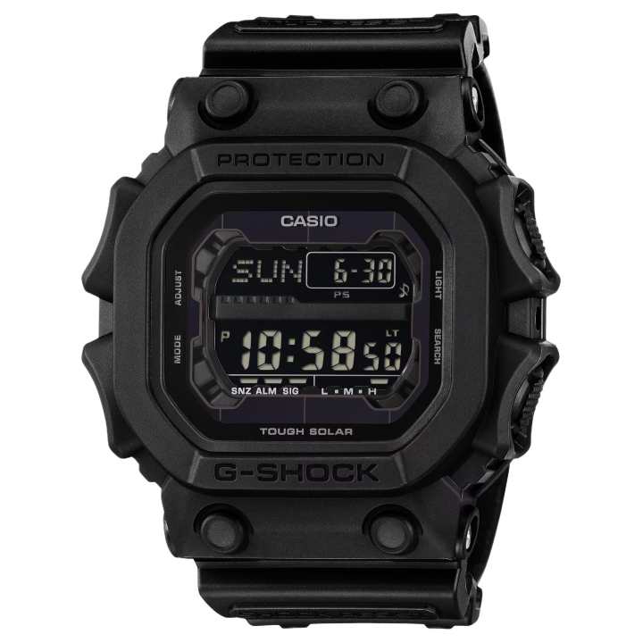 CASIO CASIO GXW GX 56 200m Waterproof Solar Quartz Movement Resin Strap Watch Men's Watches Black Dial