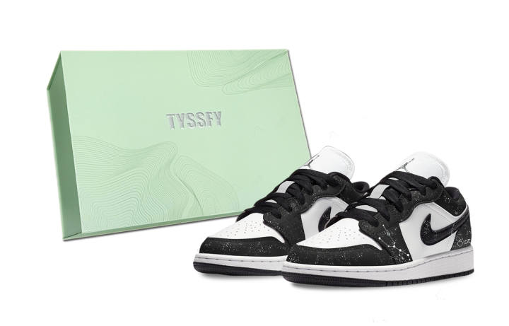 Jordan Jordan Air Jordan 1 Custom Box Abrasion Resistant Waterproof Wear resistant And Waterproof Low top