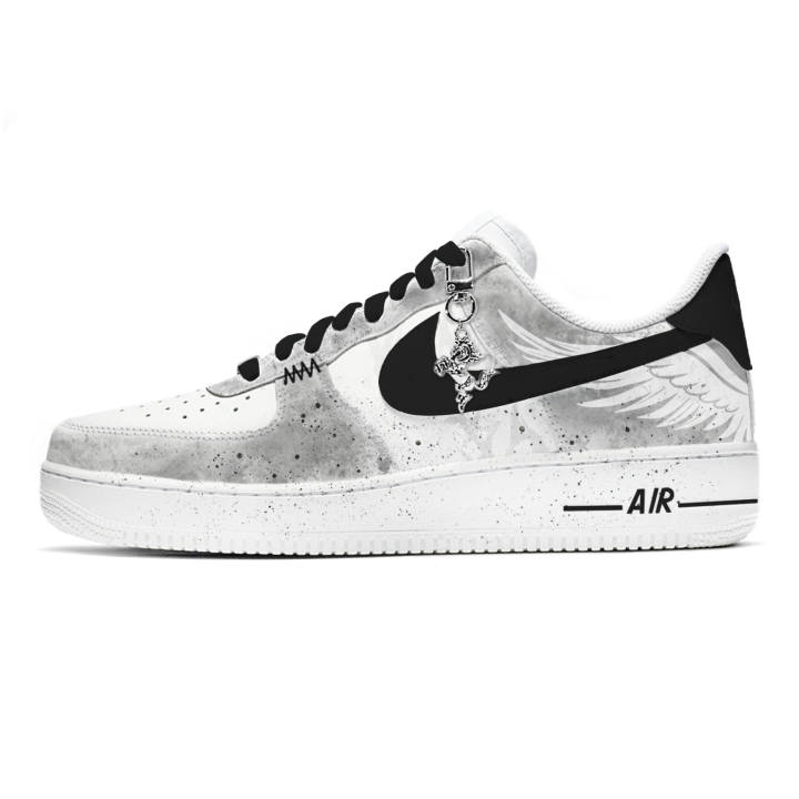 Nike Nike Air Force 1 Black Shine Wings CNY Monkey Year Collection, New Year's Day Culture CH