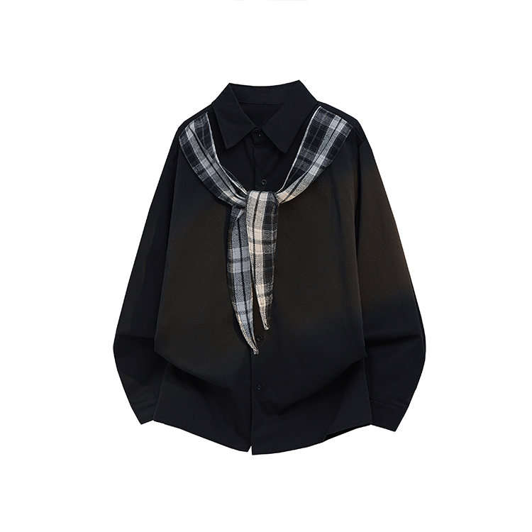 X1617 Shirts Unisex Pointed Collar Moderate Shirt