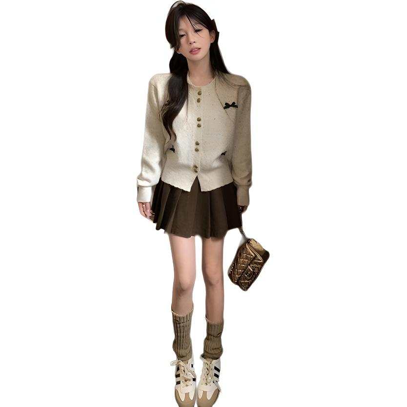 VENICEW Two Piece Skirt Sets Women's Moderate Short
