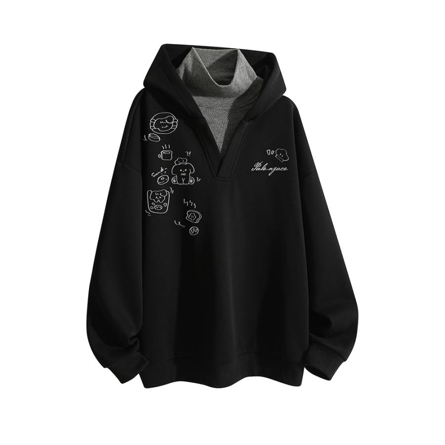 PAL ONGACO Sweatshirts Unisex Hooded Moderate Regular