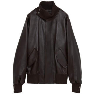 LOEWE SS26 Spring Summer Collection Leather Jacket Men's